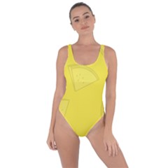 Yellow Pineapple Background Bring Sexy Back Swimsuit by HermanTelo