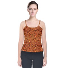 Rby 89 Velvet Spaghetti Strap Top