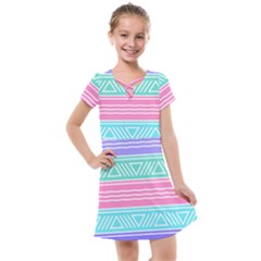 Aztec Print Kids  Cross Web Dress by designsbymallika