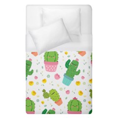 Cactus Pattern Duvet Cover (single Size) by designsbymallika