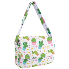 Cactus Pattern Courier Bag by designsbymallika