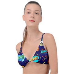 Bada Boom Pattern Knot Up Bikini Top