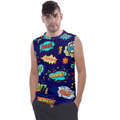 Bada Boom Pattern Men s Regular Tank Top