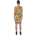 Cute Tiger Pattern Asymmetric Cut-Out Shift Dress View2