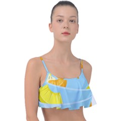 Salad Fruit Mixed Bowl Stacked Frill Bikini Top