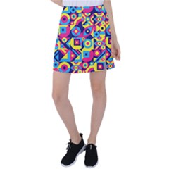 Doodle Pattern Tennis Skirt