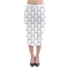 Pattern Arc En Ciel/nuagespng Midi Pencil Skirt