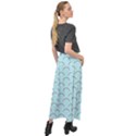 Pattern Arc en ciel/Nuages Velour Split Maxi Skirt View2