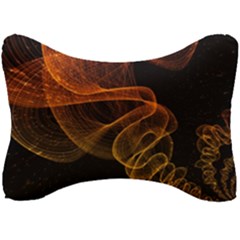 Circle Fractals Pattern Seat Head Rest Cushion