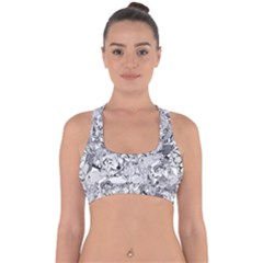 Animal Seamless Pattern Cross Back Hipster Bikini Top 