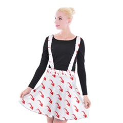 Create Your Own Custom Online Full Print Blank Template Suspender Skater Skirt by startdesign