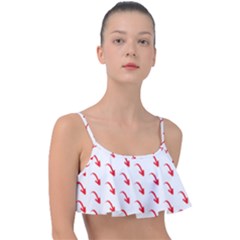 Create Your Own Custom Online Full Print Blank Template Frill Bikini Top by startdesign