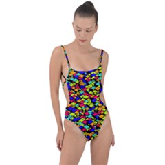 Ab 136 Tie Strap One Piece Swimsuit