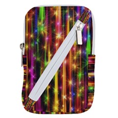 Illustrations Star Bands Wallpaper Belt Pouch Bag (small)