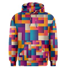 Abstract Geometry Blocks Men s Core Hoodie by Bajindul