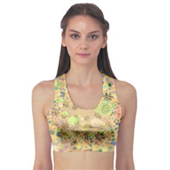 Flowers Color Colorful Watercolour Sports Bra by HermanTelo