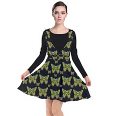 Butterflies With Wings Of Freedom And Love Life Plunge Pinafore Dress by pepitasart