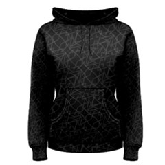 Pattern Abstrait Blanc/noir Women s Pullover Hoodie by kcreatif