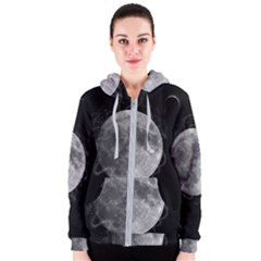 Lune Étoilé Women s Zipper Hoodie by kcreatif