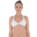 Iguana Sketchy Cartoon Style Drawing Pattern 2 Halter Neck Bikini Top View1