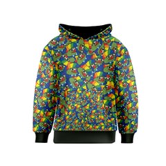 Clown World Pepe The Frog Honkhonk Meme Kekistan Funny Pattern Blue  Kids  Pullover Hoodie by snek