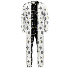 Black Golden Christmas Pattern Collection Onepiece Jumpsuit (men)  by Vaneshart