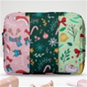 Hand Drawn Christmas Pattern Collection Make Up Pouch (Large) View1