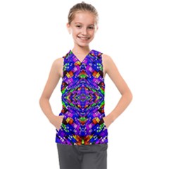 Ab 166 Kids  Sleeveless Hoodie