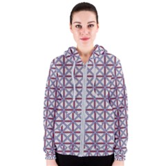 Df Donos Grid Women s Zipper Hoodie by deformigo