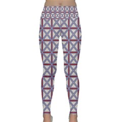 Df Donos Grid Lightweight Velour Classic Yoga Leggings by deformigo