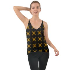 Df Ikonos Quanika Chiffon Cami by deformigo