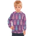 Pineapple Wallpaper Pattern 1462307008mhe Kids  Hooded Pullover View1