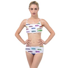 Strategy Communication Layered Top Bikini Set