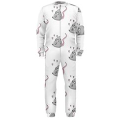 Mouse Seamless Pattern Onepiece Jumpsuit (men)  by Vaneshart