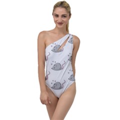 Mouse Seamless Pattern To One Side Swimsuit