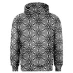 Black And White Pattern Men s Overhead Hoodie