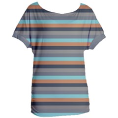 Stripey 10 Women s Oversized Tee by anthromahe