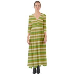 Stripey 11 Button Up Boho Maxi Dress by anthromahe