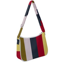 Stripey 18 Zip Up Shoulder Bag by anthromahe