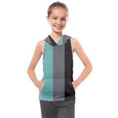 Stripey 20 Kids  Sleeveless Hoodie