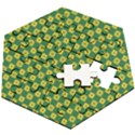 DF Green Domino Wooden Puzzle Hexagon View2