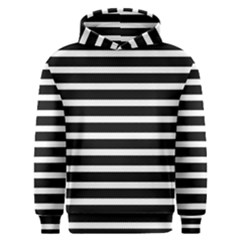 Black & White Stripes Men s Overhead Hoodie by anthromahe