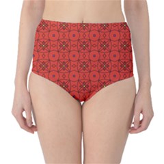 Tiling Zip A Dee Doo Dah+designs+red+color+by+code+listing+1 8 [converted] Classic High-waist Bikini Bottoms by deformigo