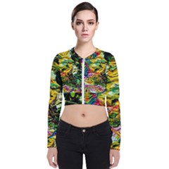 Alice Walk 1 1 Long Sleeve Zip Up Bomber Jacket by bestdesignintheworld