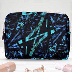 Modern Abstract Geo Print Make Up Pouch (medium) by dflcprintsclothing