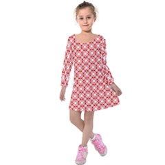 Df Persimmon Kids  Long Sleeve Velvet Dress by deformigo