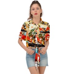 Lilies 1 7 Tie Front Shirt 