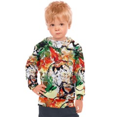 Lilies In A Vase 1 4 Kids  Hooded Pullover by bestdesignintheworld