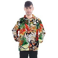 Lilies In A Vase 1 4 Men s Half Zip Pullover by bestdesignintheworld