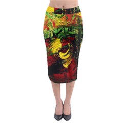 Revelation 1 3 Midi Pencil Skirt by bestdesignintheworld